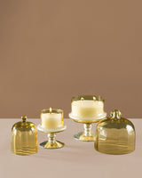 Sundance Aura | Footed Bell Jars | Yellow