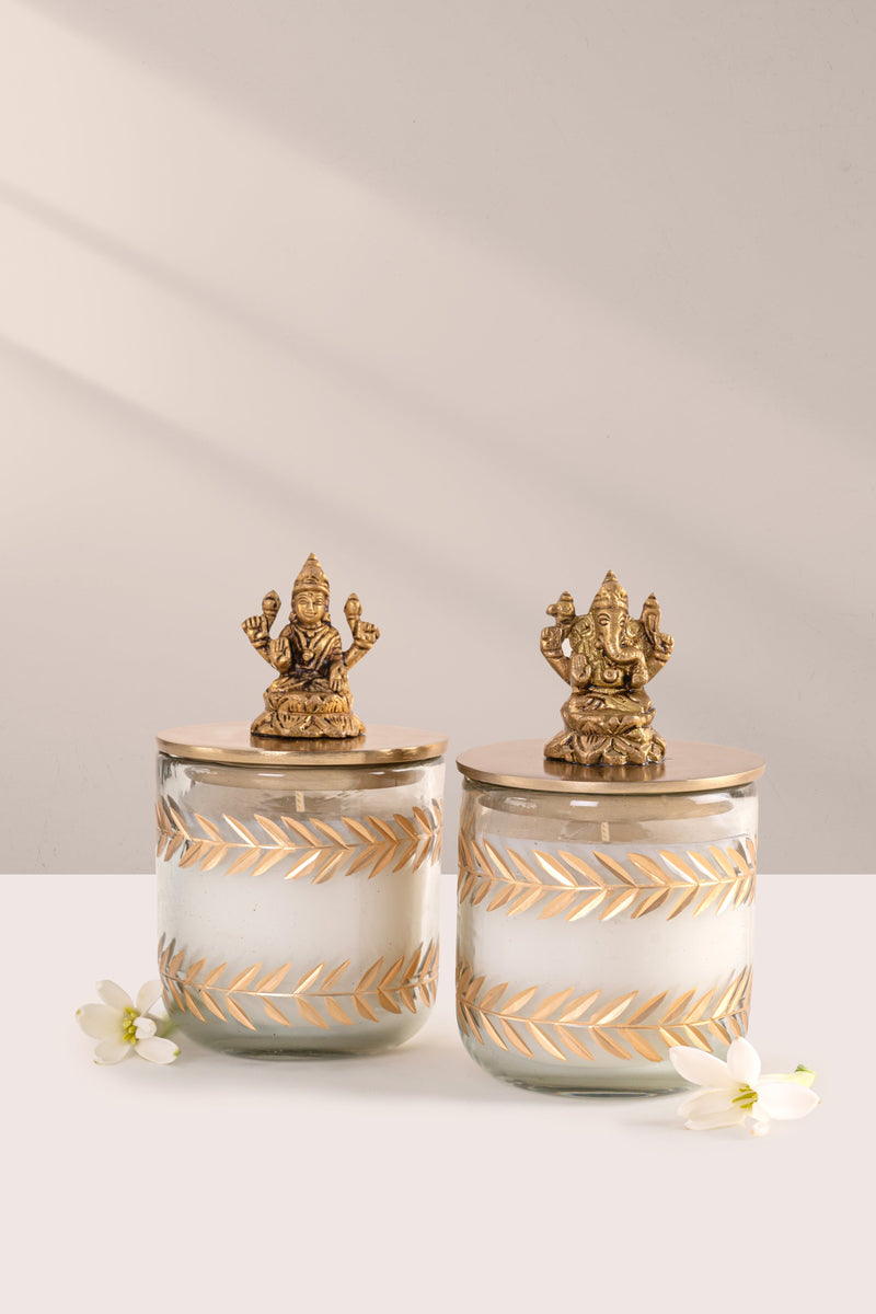 Divine Essence | Ganesh Ji & Laxmi Ji | Set Of 2