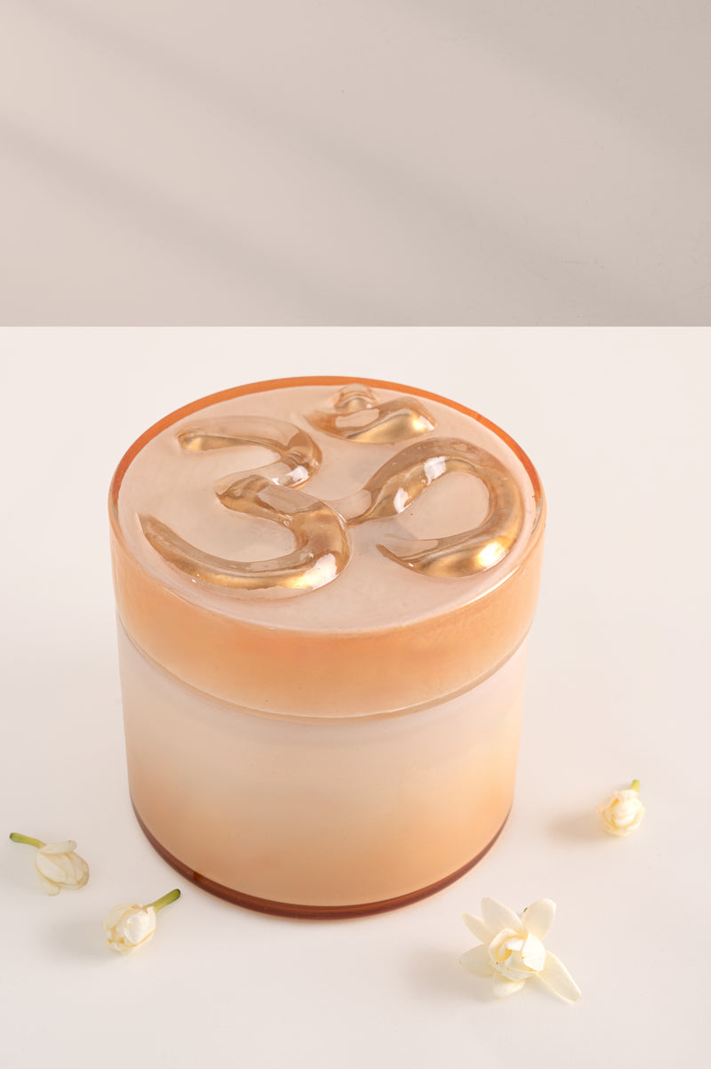 Timeless Grace | Embossed Om Candle