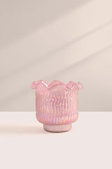 Flower Cut Votive | Pink | Lavender Breeze