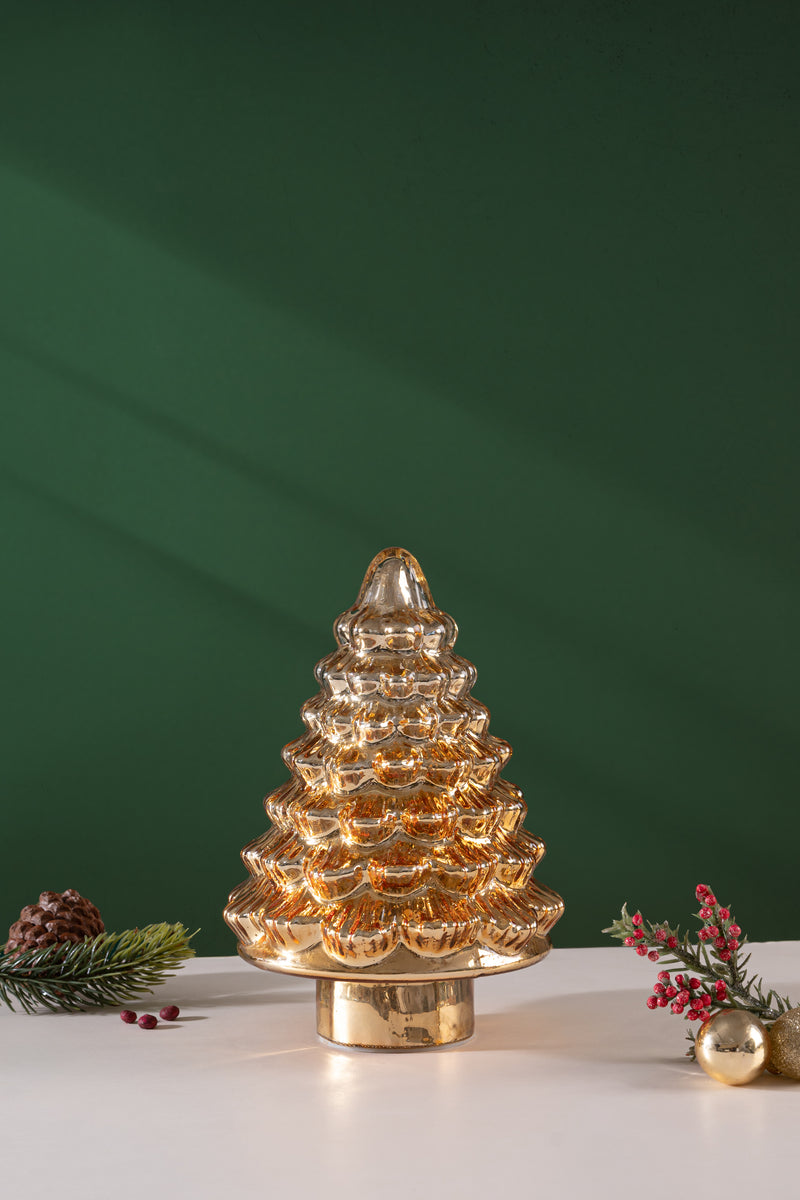 Jubilant Led Christmas Tree | Gold