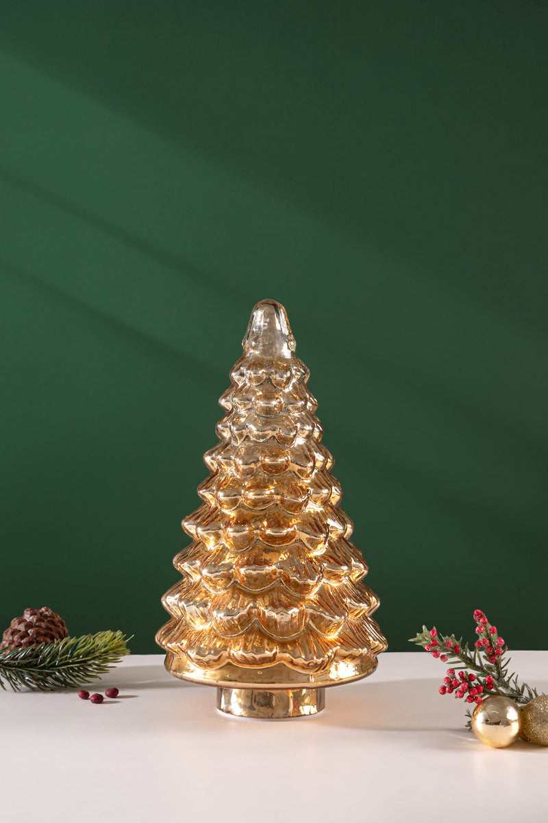 Jubilant Led Christmas Tree | Gold