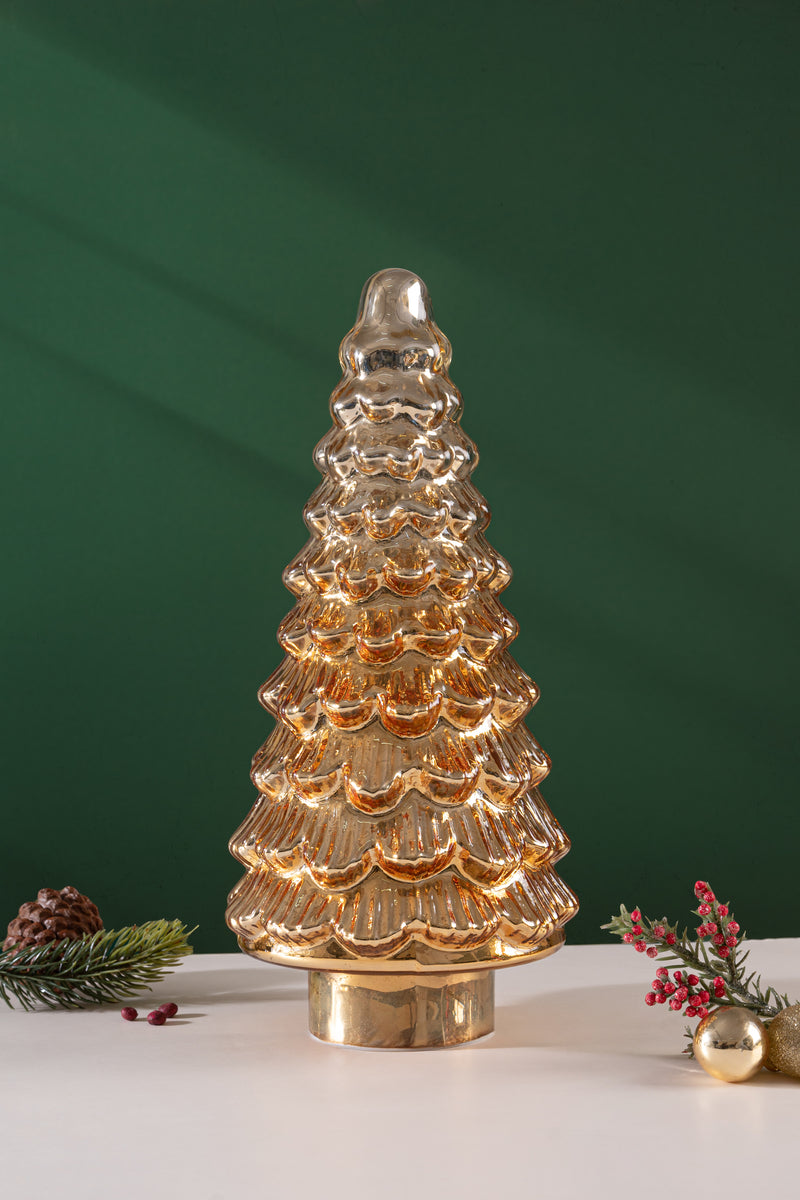 Jubilant Led Christmas Tree | Gold