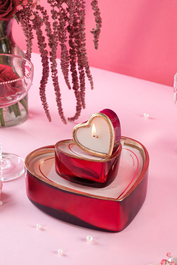 Trio Set & Big Red Heart | Candle Set