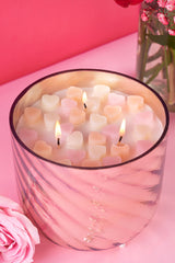 Secret Whispers Glass Candle | Rose Gold