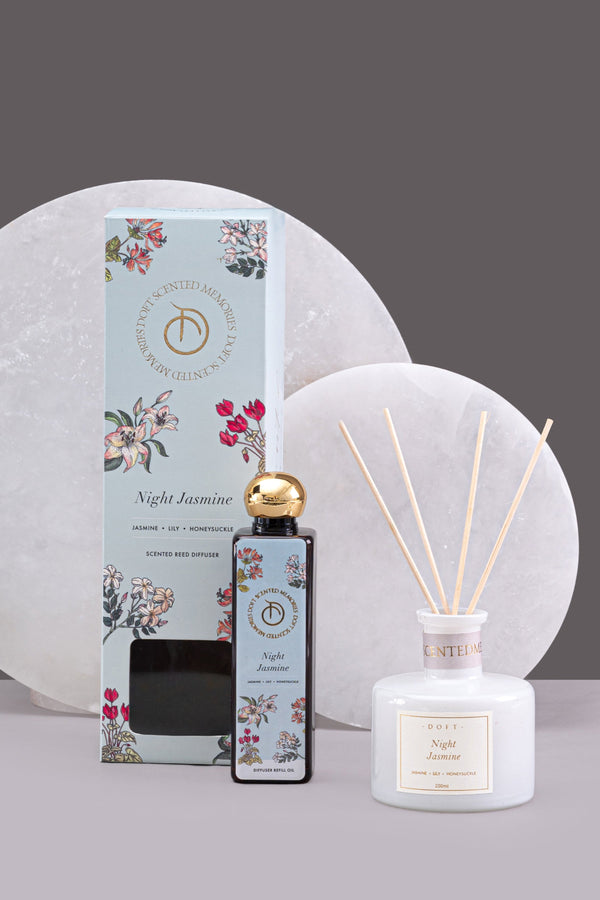 Scented Reed Diffuser Set | Night Jasmine