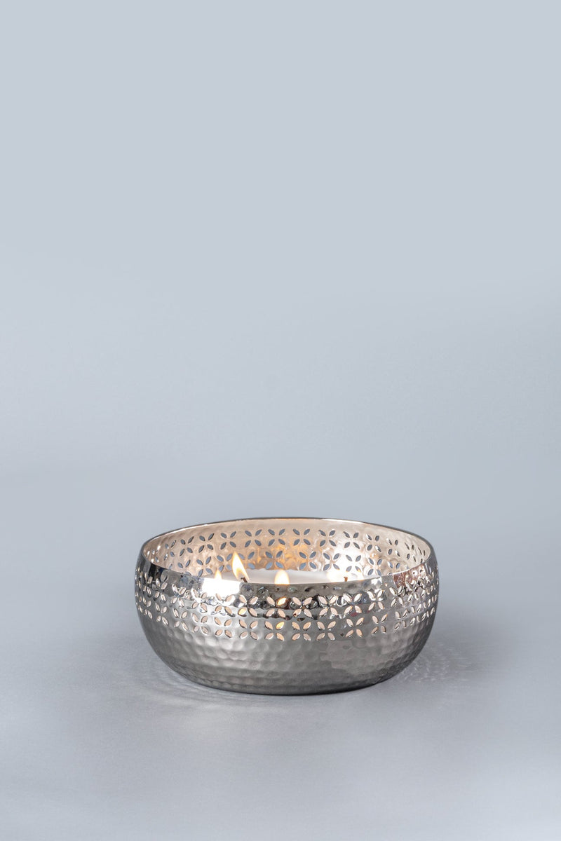 Jali Cutting Bowl | Silver | Spiced Luxe