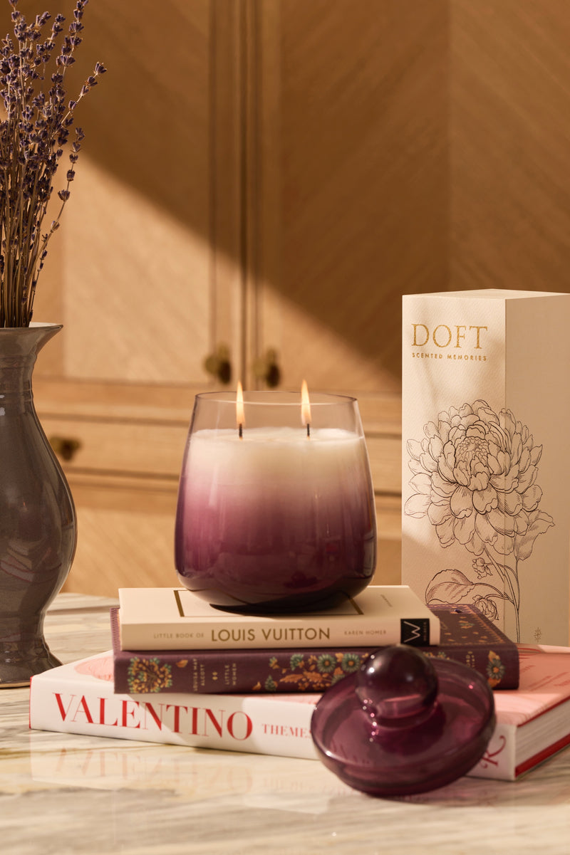 Cosmic Set - Candle (M) & Diffuser | Purple | Opulent Oud