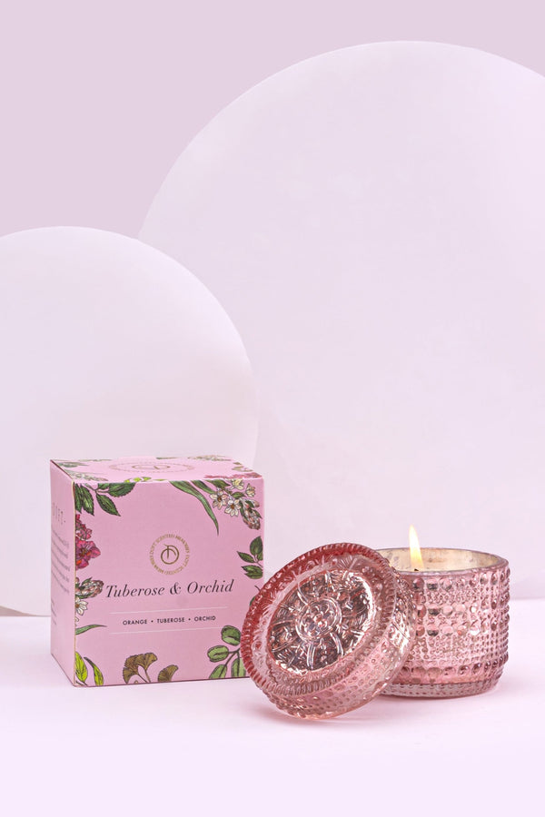 Trinket Jar | Tuberose & Orchid | Scented Candle