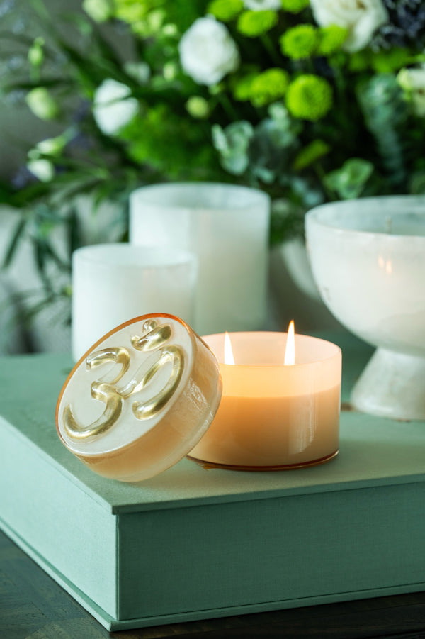 Timeless Grace | Embossed Om Candle