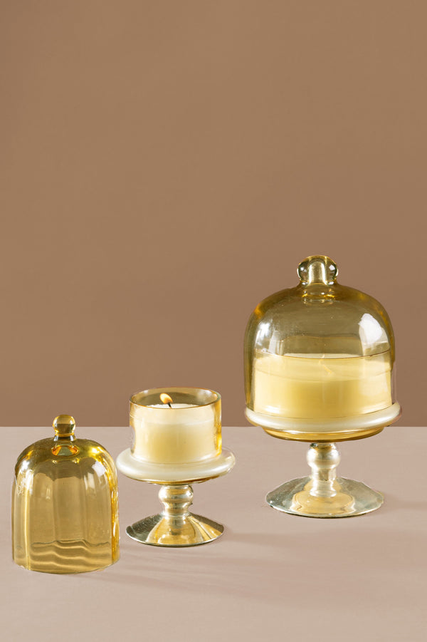 Sundance Aura | Set Of 2 | Yellow Footed Bell Jars