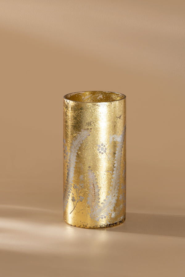 Gilded Fleurette | Gold Cylinder | Scented Candle