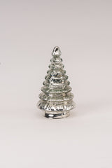 Silver | Led Fitted Glass Christmas Tree