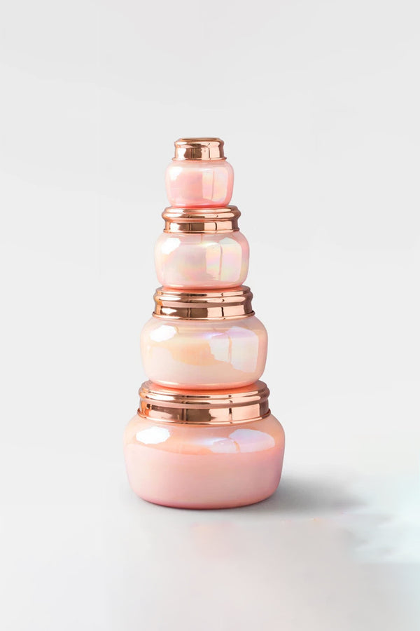 Lustre Lid Jar | Blush Pink | Scented Candle